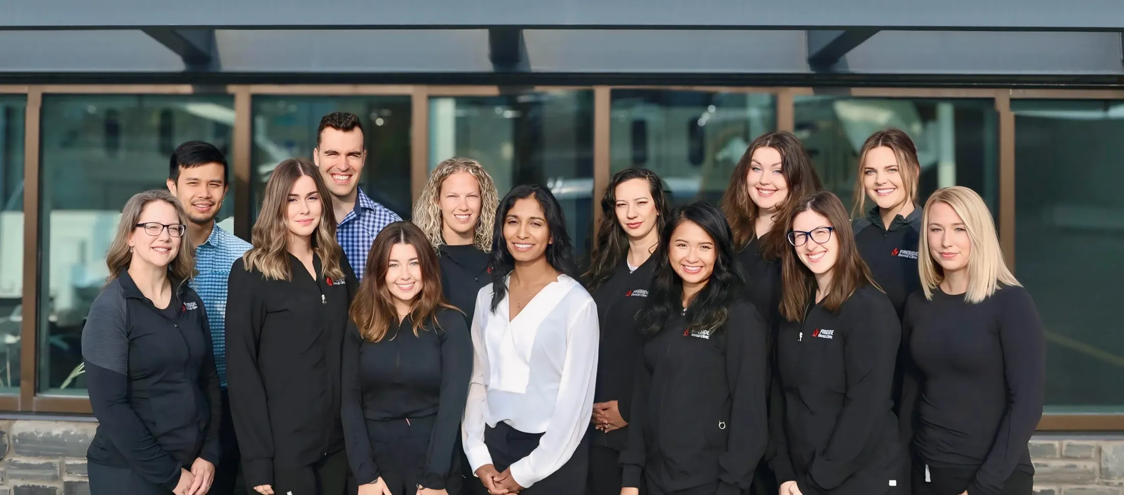 The Fireside Dental team outside the clinic